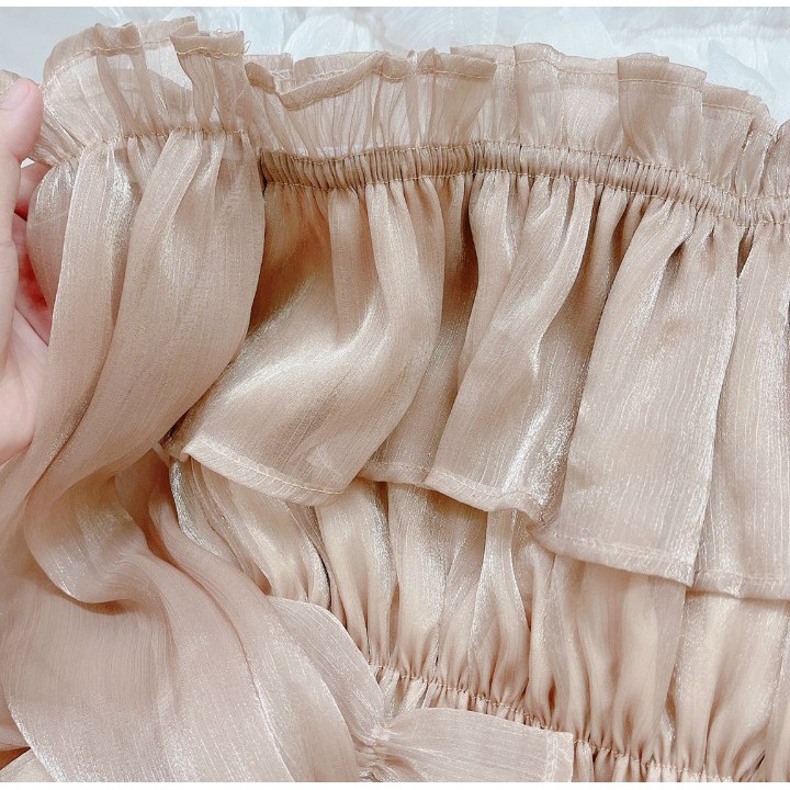 Đầm bẹt vai chất vải Tơ Gân Cam Kết Hàng Y Hình Chính Chủ ( Size dưới 53kg )