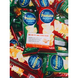 [ 2 bịch ] BÁNH SNACK POOTATO KHOAI TÂY CHIÊN GIÒN SIÊU NGON TRUNG NGHĨA