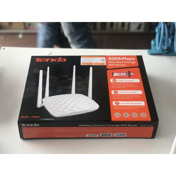 🐤 Bộ phát sóng Wifi Tenda 4 anten 300Mps F6 - Hàng chính hãng 100%.