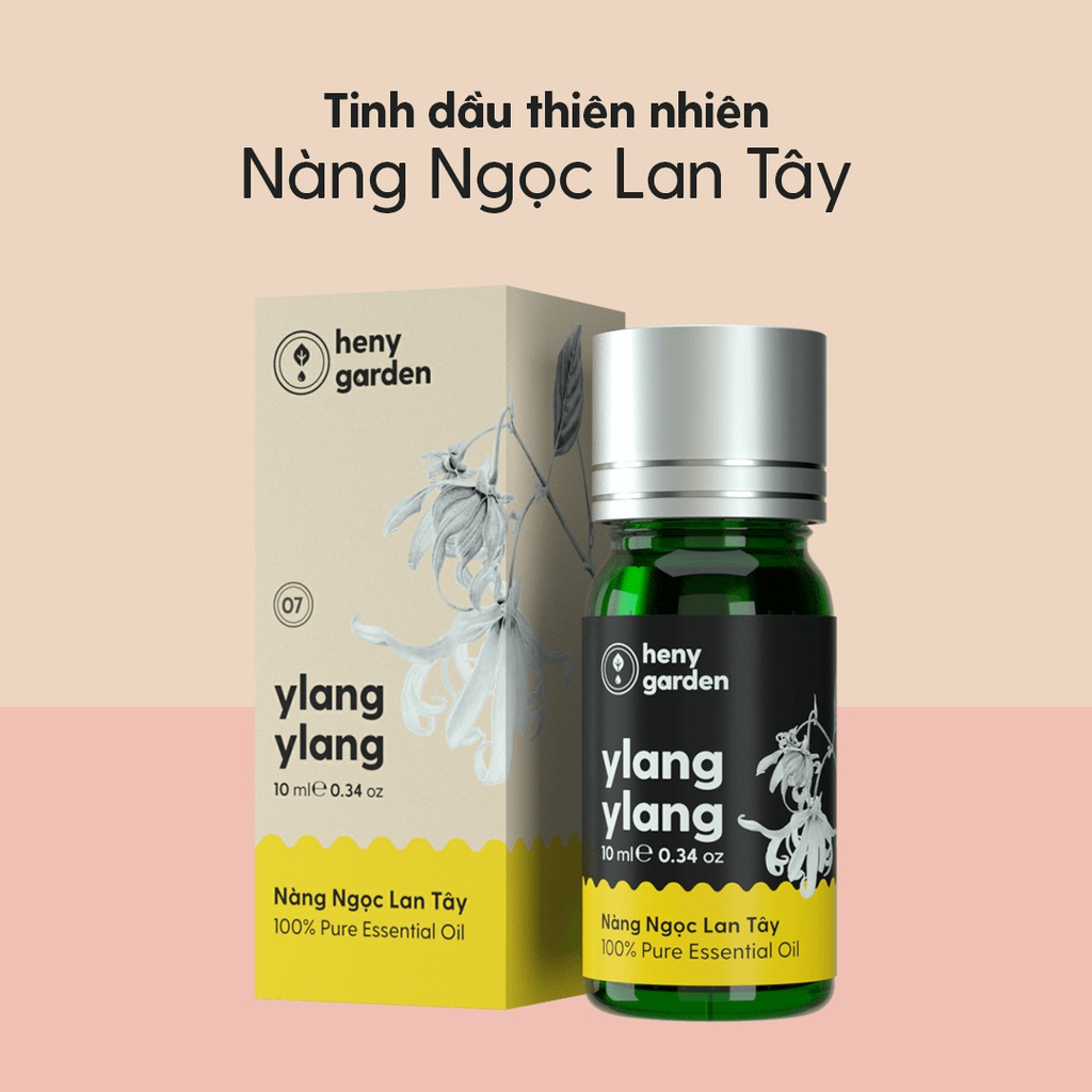 Tinh Dầu Ngọc Lan (Hoa Ngọt Nhẹ) Organic Thiên Nhiên Nguyên Chất Đậm Đặc Xông Thơm Phòng, Làm Nến Thơm HENY GARDEN
