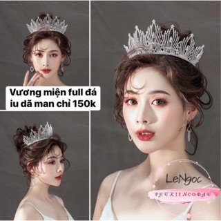 Vương miện cài tóc cô dâu sang trọng