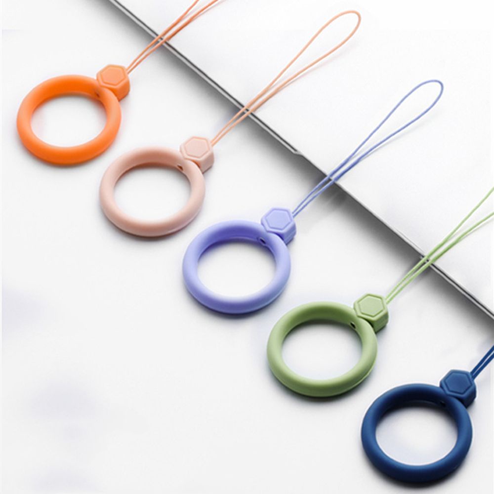 Dây móc chìa khóa bằng cao su silicon mềm chống vỡ chống thất lạc