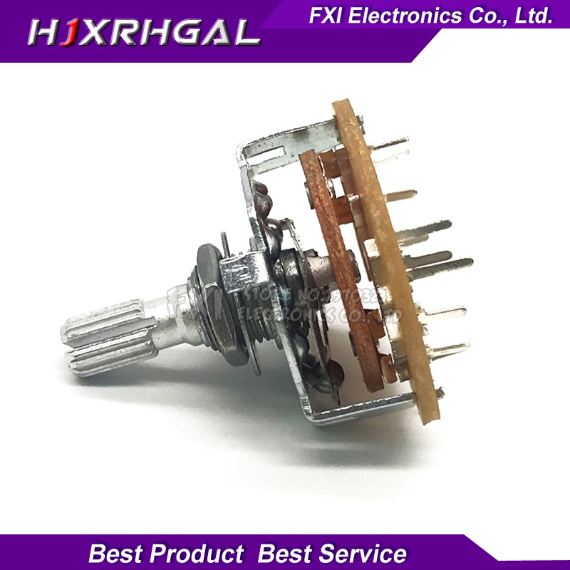 Set 2 Công Tắc RS25 Band Switch 2P6T 2 Cực 6 Vị Trí Tiện Dụng