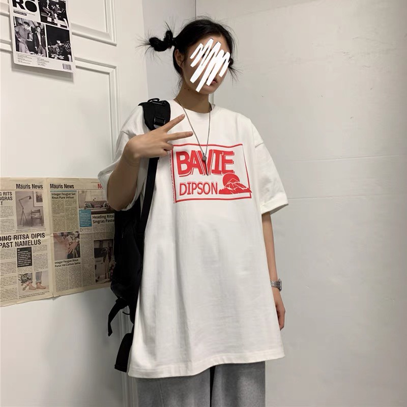 Áo thun phông nam nữ tay lỡ form rộng unisex AT 518