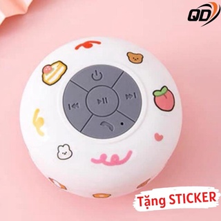 Loa bluetooth mini chống nước freeship loa mini không dây gắn tường, nhà tắm qd15 - quân decor