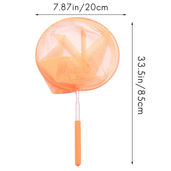 Vợt lưới bắt bướm bằng thép không gỉ có thể thu gọn tiện dụng