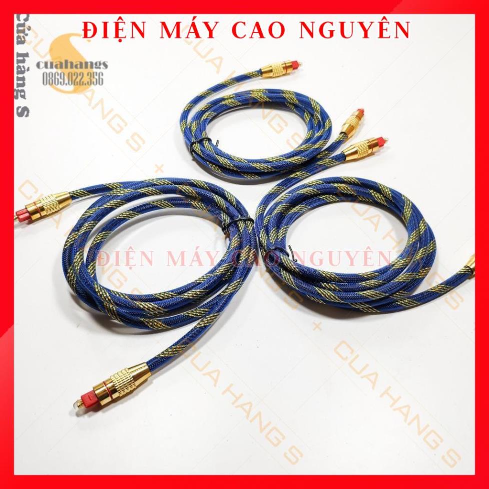 Dây cáp âm thanh Optical, dây quang bọc sợi chất lượng cao - Toslink nhiều màu
