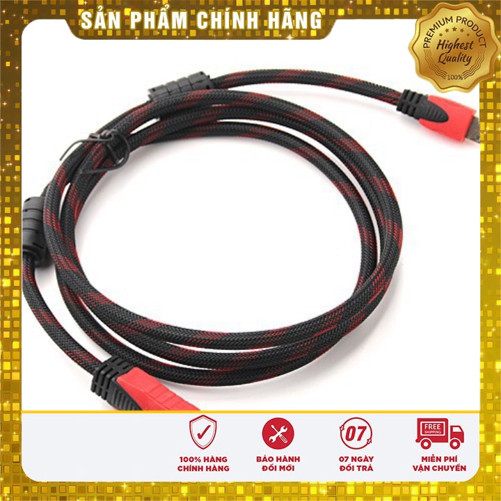 CÁP HDMI 1.5M DÂY TRÒN CAO CẤP ( Hàng Chính Hãng) DÂY CÁP HDMI MẪU MỚI BÁN CHẠY.ZDHT10