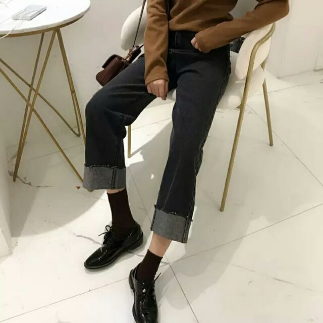 Quần bò ống suông (size từ S -->XL)