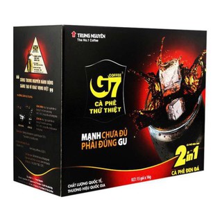 Cà phê đen đá g7 2in1