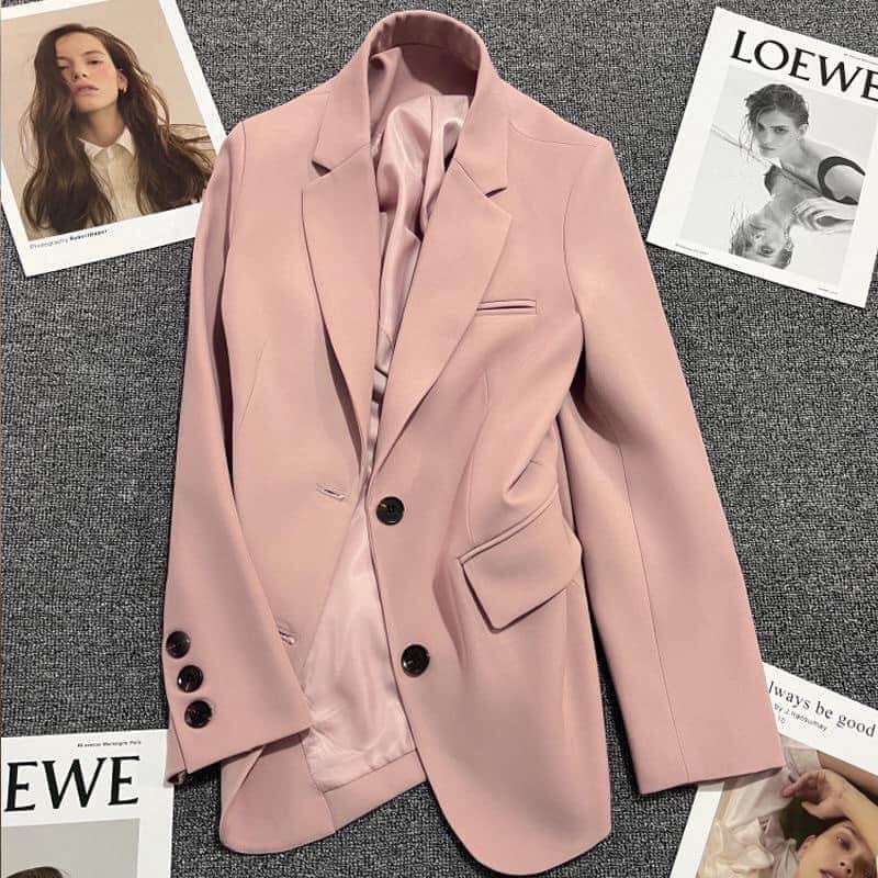 Áo Blazer , Áo khoác véc 3 màu cực hot Dáng Rộng Thời Trang Xuân Thu Dành Cho Nữ