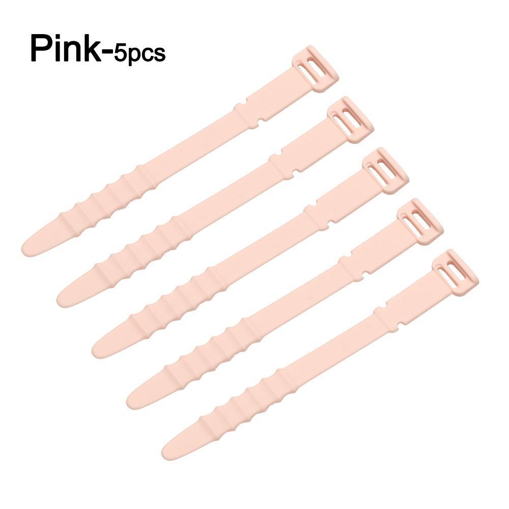 Set 5 Dụng Cụ Quấn Dây Cáp USB Hình Xương Cá Mềm Mại
