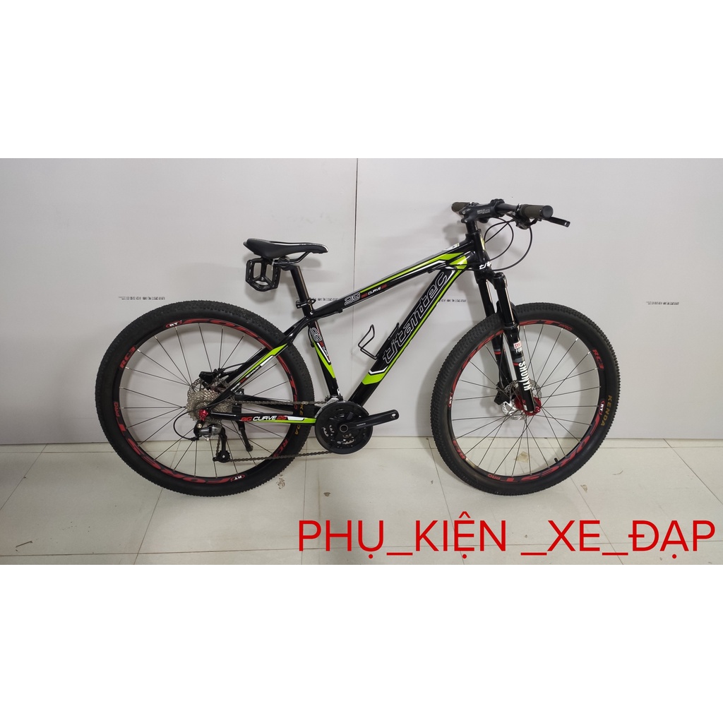 Xe đạp Titantec phanh dầu, phuộc hơi, 27 tốc độ cao cấp