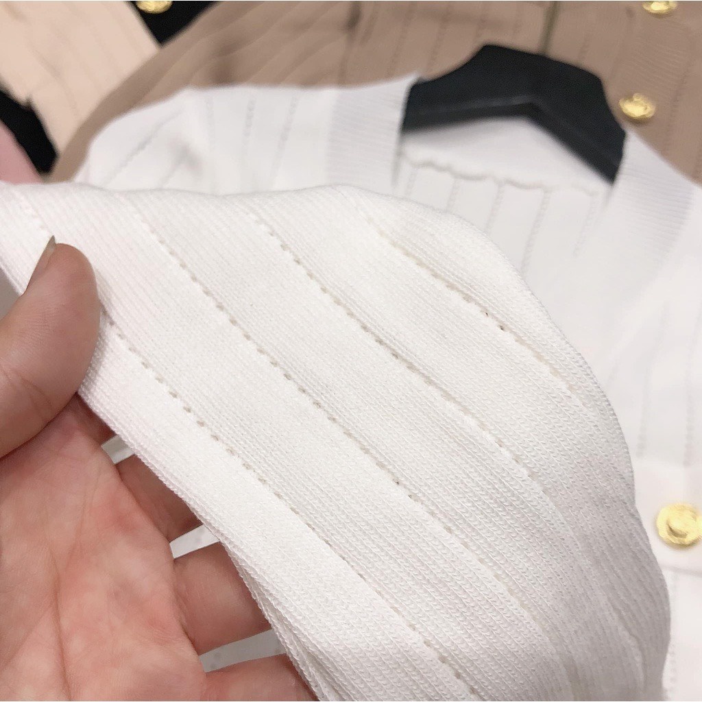 Áo len tăm mongtoghi dáng cardigan ngắn chất len dày dặn hàng đẹp - A313