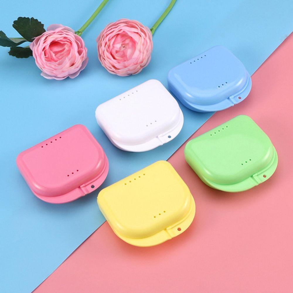 Hộp Đựng Răng Giả Kèm Gương Tiện Dụng Ốp