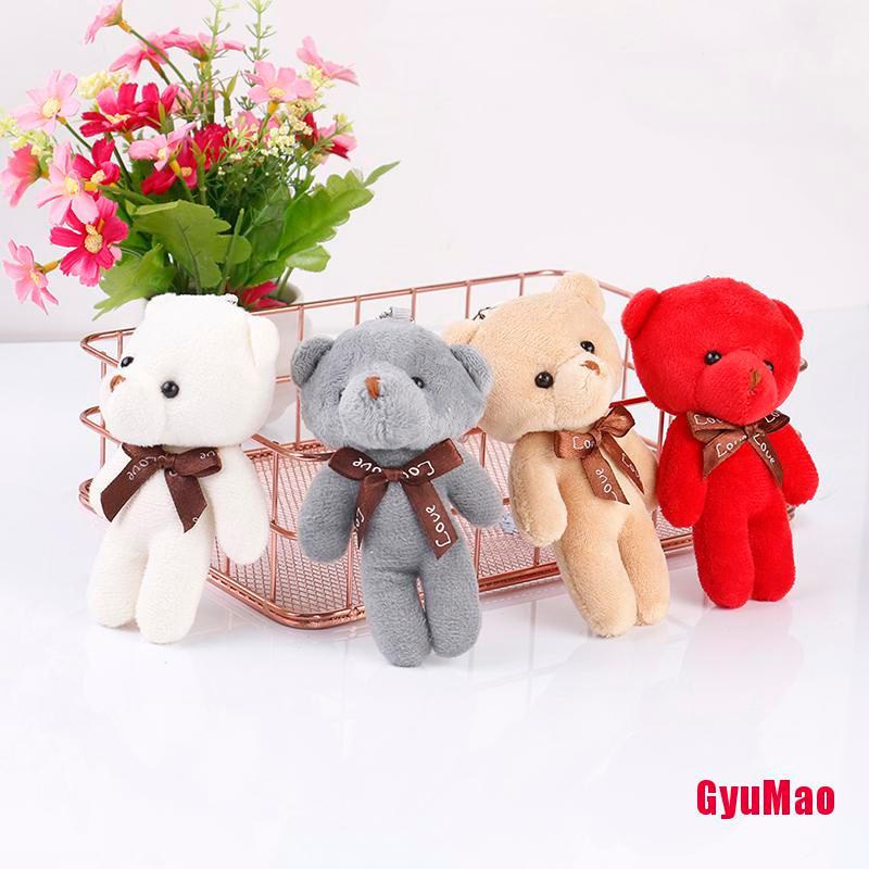 Móc Khóa Hình Gấu Nhồi Bông Mini Dễ Thương