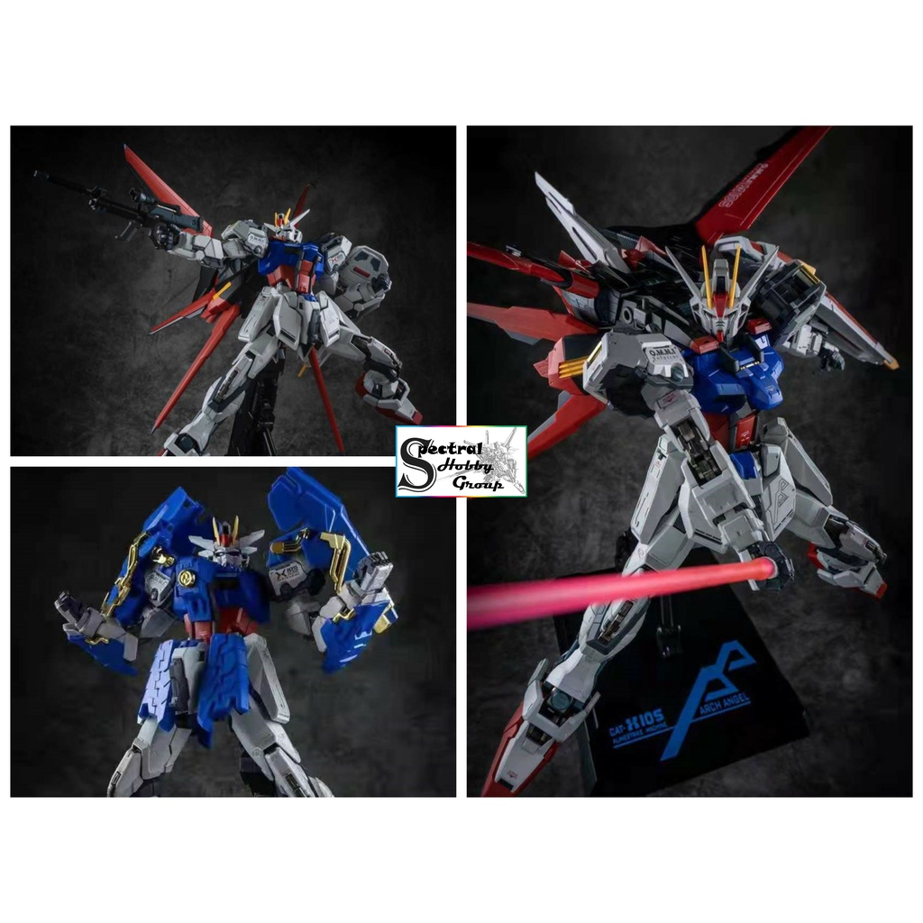 Mô hình Metal Build MB 1/72 Aile Strike Blue Double Armor Warrior MS 2.0 + Grand Slam weapon