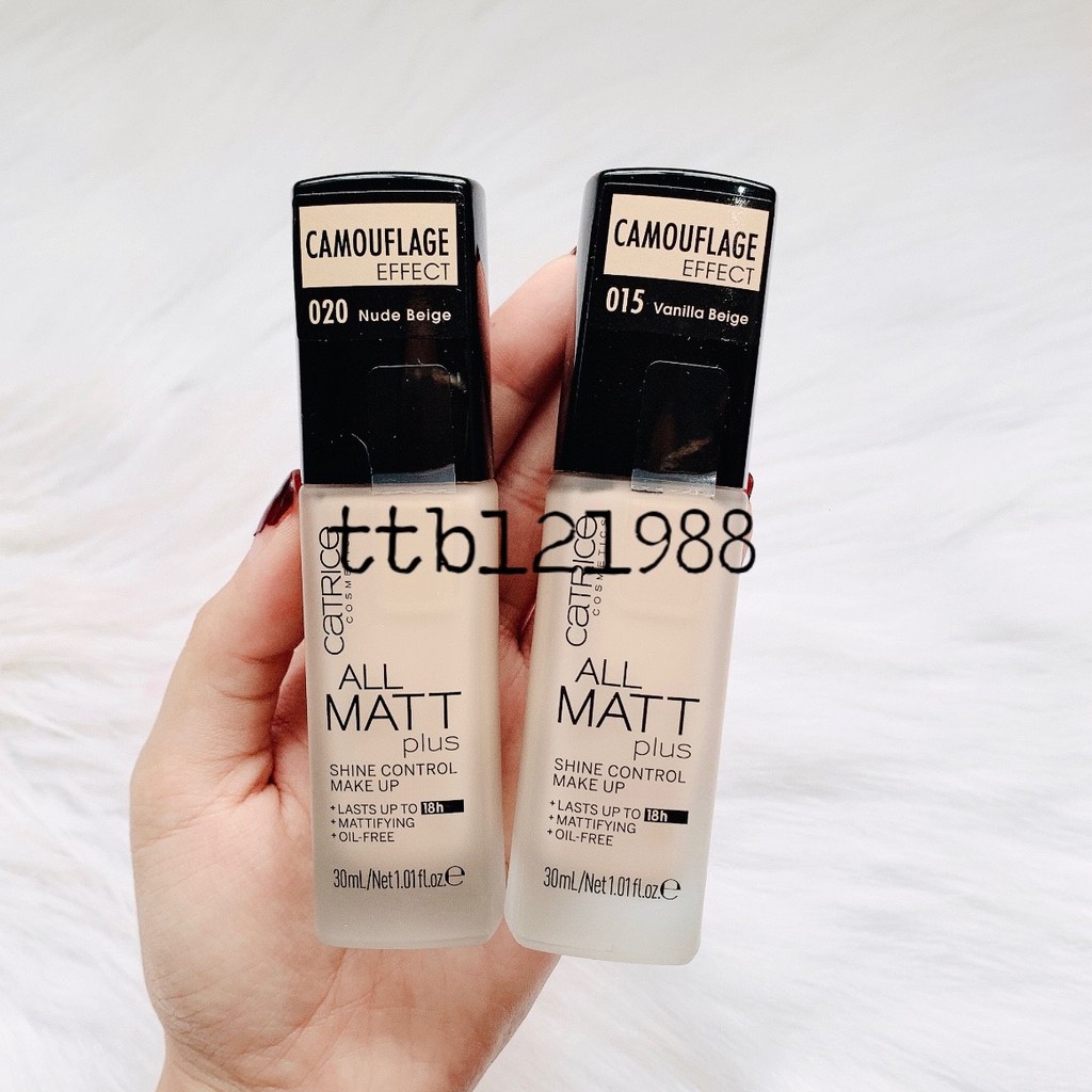 Kem Nền Catrice All Matte Plus 30ml 18h- chai dài | BigBuy360 - bigbuy360.vn