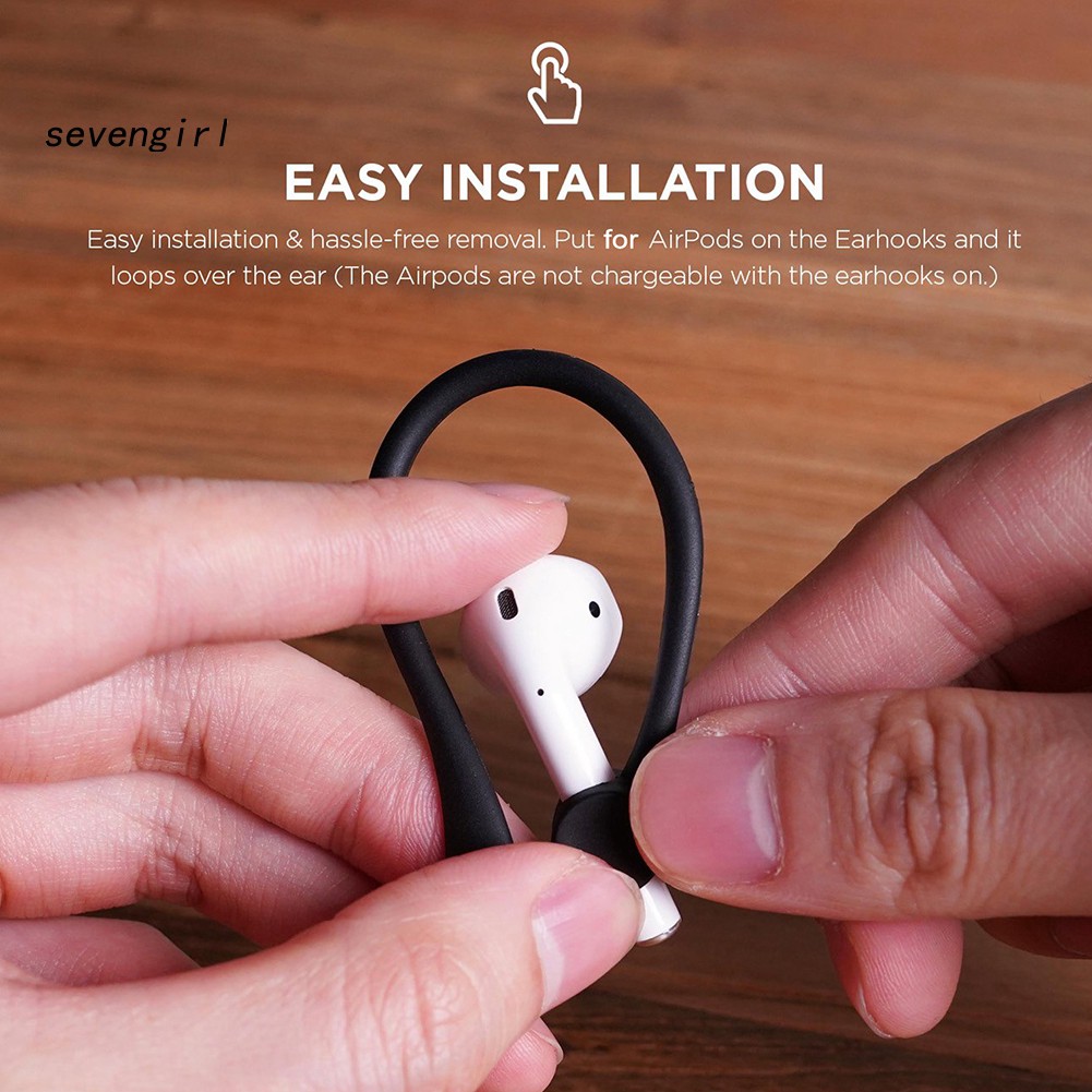 Set 2 Móc Tai Nghe Bluetooth Mini Chống Rơi Cho Air-pods 1 2