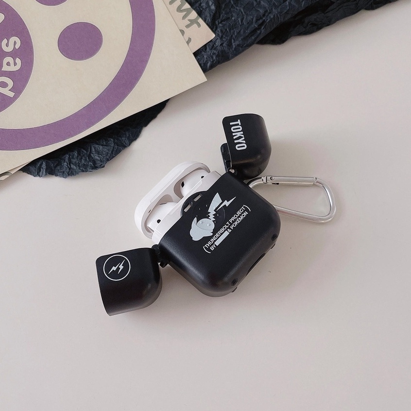 Vỏ Bảo Vệ Hộp Sạc Tai Nghe AirPods3 2021 / 3 Màu Trắng Đen Fujiwara Hiroshi Dễ Thương