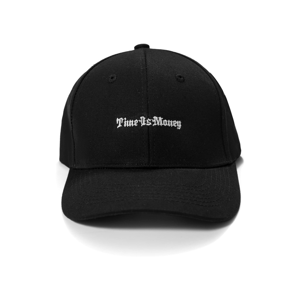 Nón Young Green Thêu TIME IS MONEY chất liệu Kaki