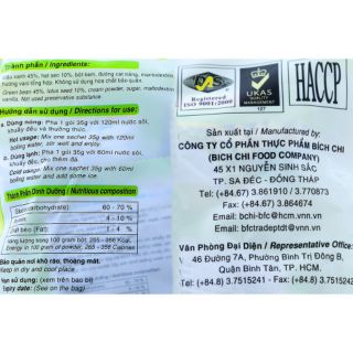Bột đậu xanh hạt sen BC 350gr ( 10 gói x 35g)