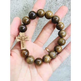 Vòng đeo tay trầm tốc mix thánh giá