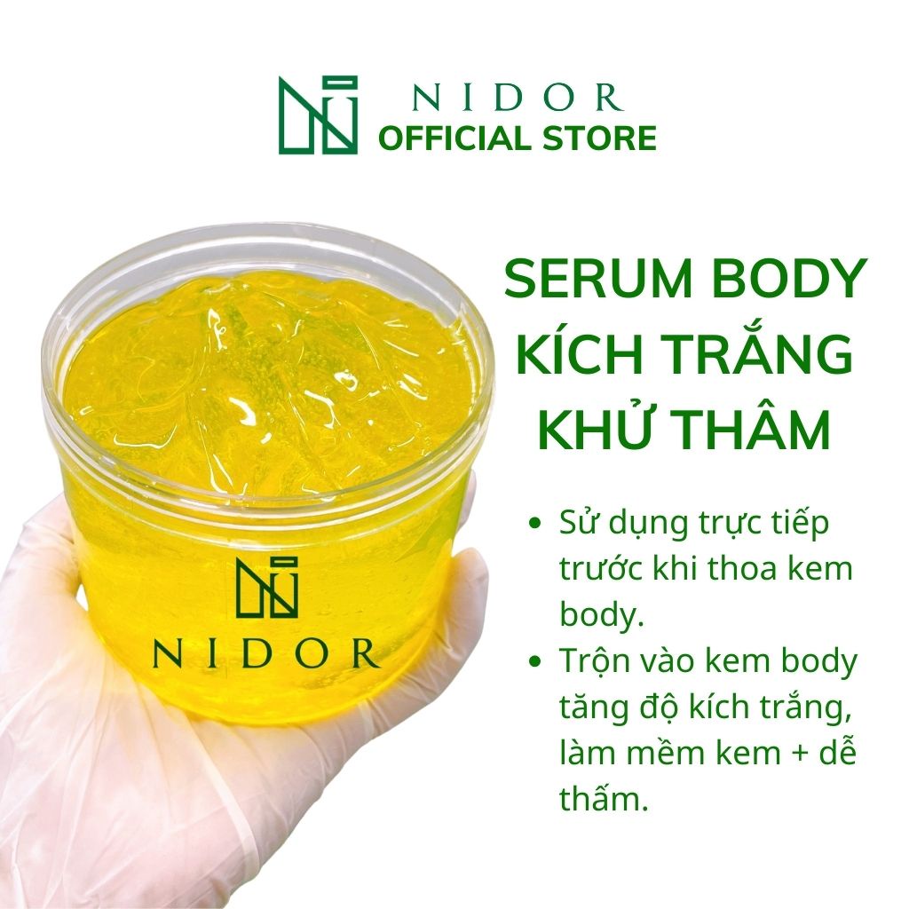 Serum Body Kích Trắng 500ml - Whitening Body Serum