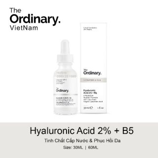 TINH CHẤT CẤP NƯỚC VÀ PHỤC HỒI DA THE ORDINARY HYALURONIC ACID 2% + B5