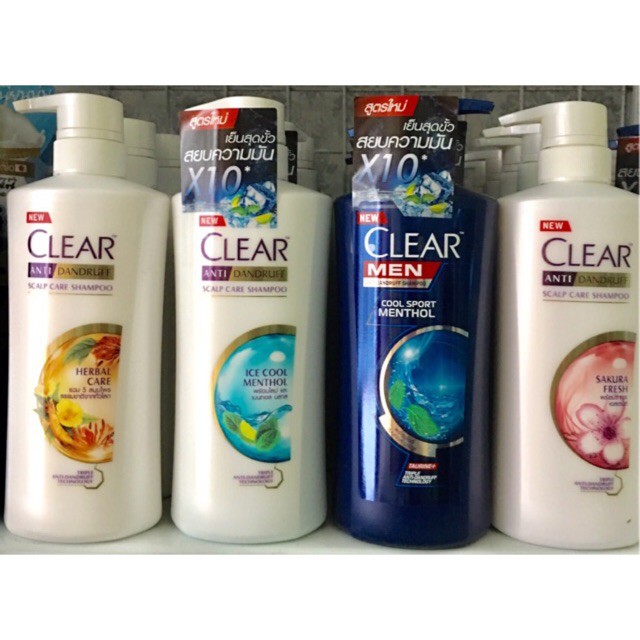 Dầu gội Clear Thái unisex 450ml