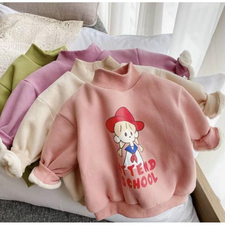 áo nỉ school bé yêu