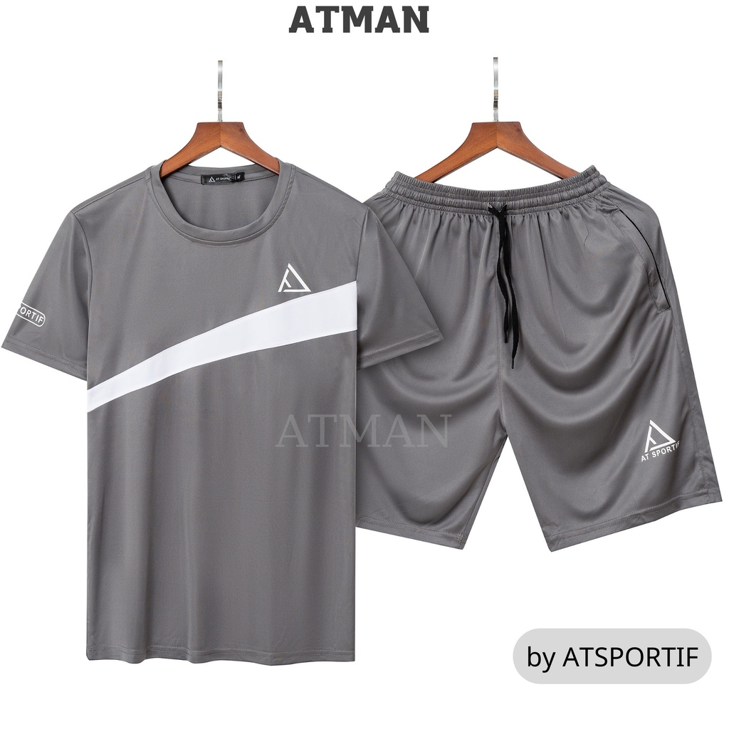 Bộ thể thao nam mặc nhà ATMAN cao cấp ,chất liệu thun lạnh siêu mát ,năng động