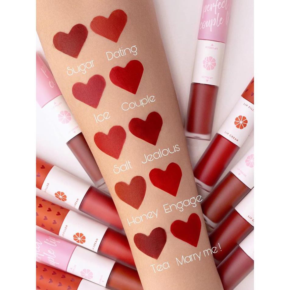 Combo Phấn nước kiềm dầu Lemonade Matte Addict Dual Cushion 16g và Son kem lì 2 đầu Perfect Couple Lip 7.5g | BigBuy360 - bigbuy360.vn