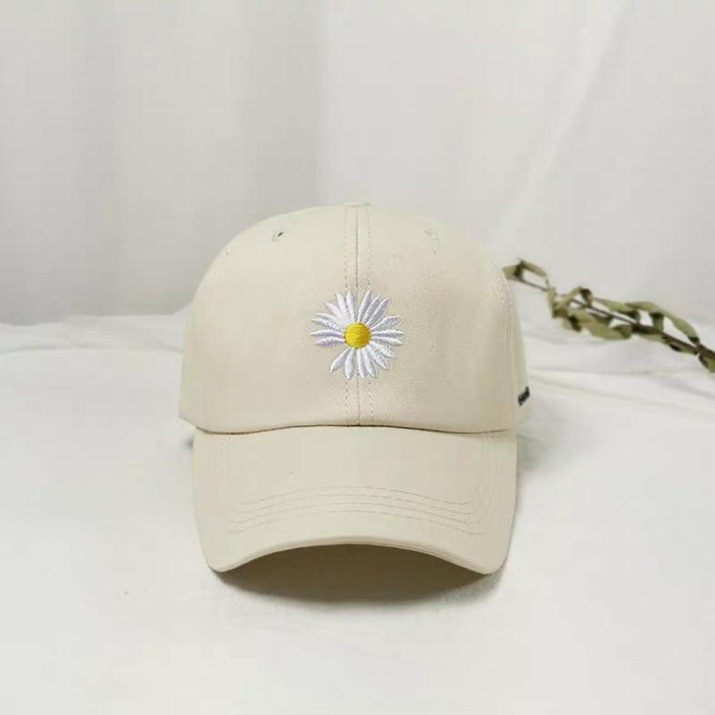 Nón Kết Mũ Lưỡi Trai Thời Trang Nam Nữ Hot Trend hoa cúc thần tượng