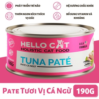 [Xả Kho][Date xa]Pate Mèo Hello Cat Lon 190g