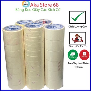 Băng keo giấy - băng keo viết chữ - băng keo - băng keo giấy viết chữ các kích cỡ 1p2 2p4 5p