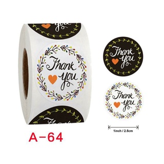 CUỘN 500 TEM DÁN STICKER THANK YOU