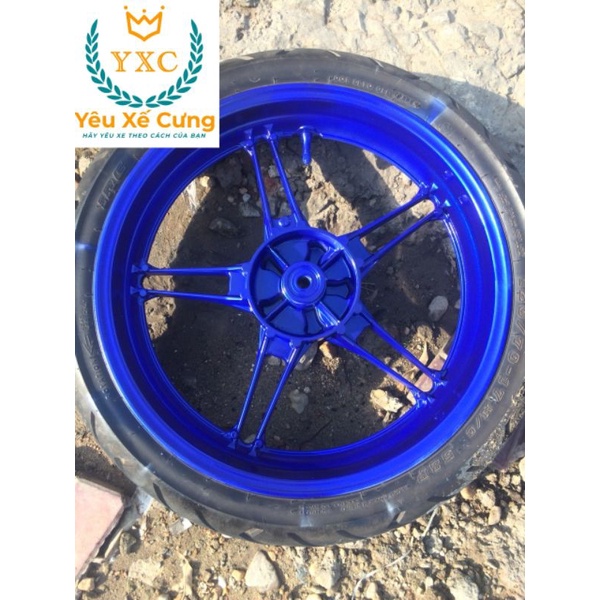 Y3973 _ Chai sơn xịt  Samurai Y3973 màu Xanh Yamaha GP