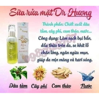 [CHÍNH HÃNG] Sữa Rửa Mặt Dr. Hương 120ml