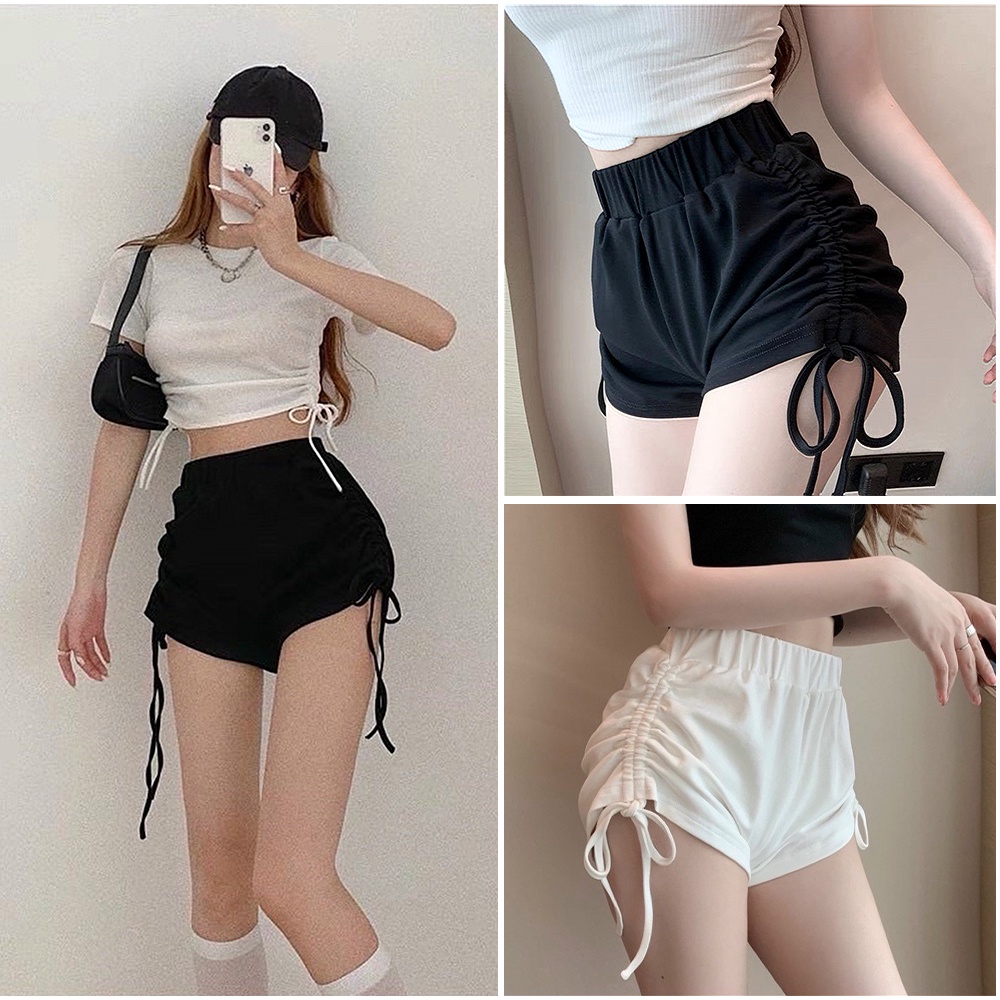 Quần Đùi Nữ Rút Dây PINKSTORE29, Dáng Ôm Sexy Shorts Q014