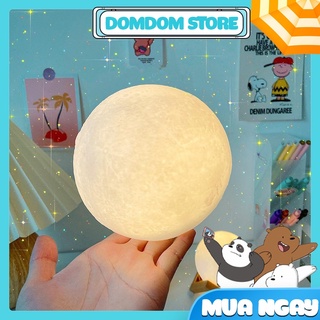 Đèn ngủ mặt trăng 12cm ánh sáng vàng, đèn mặt trăng đáng yêu trang trí bàn tiệc, phòng ngủ