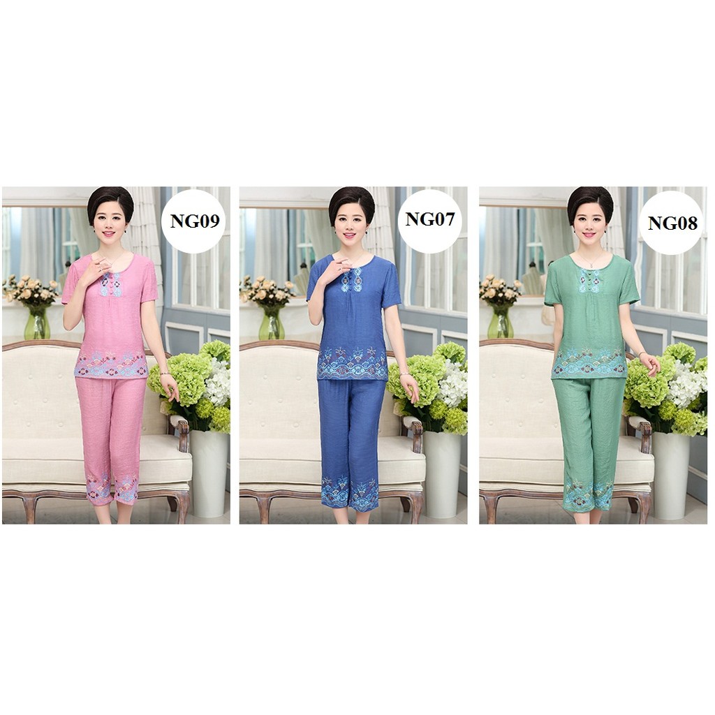 Bộ đồ mặc nhà cho người trung niên NG07,NG08,NG09