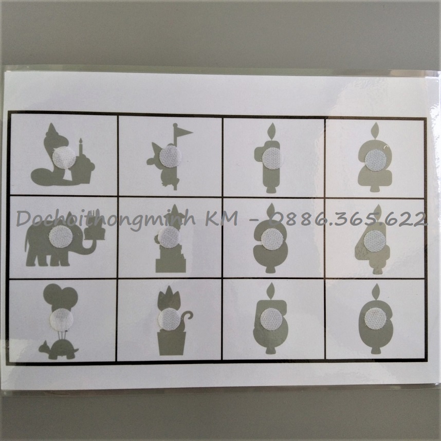HỌC LIỆU - Matching hình bóng - Quà tặng sinh nhật