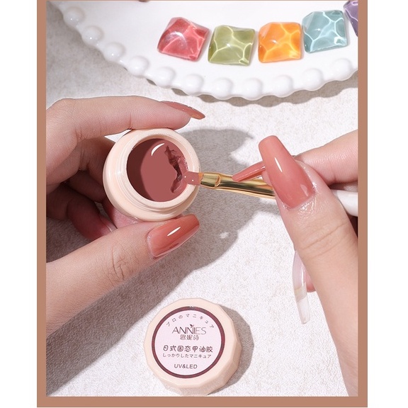 Sơn móng tay trang trí làm đẹp với màu trơn tùy chọn