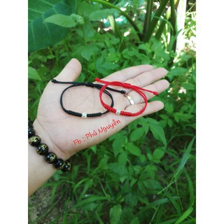 Vòng Đôi Bi Bạc ( Để lại size cổ tay )