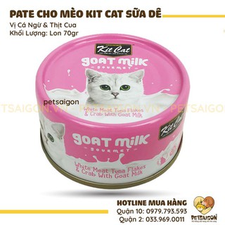 Pate Kitcat Goat Milk Cho Mèo