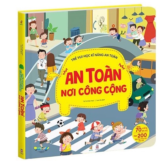 Sách - Sách Trẻ vui học kỹ năng an toàn - Sách cho trẻ từ 0-6 tuổi ( Bộ 2 cuốn )