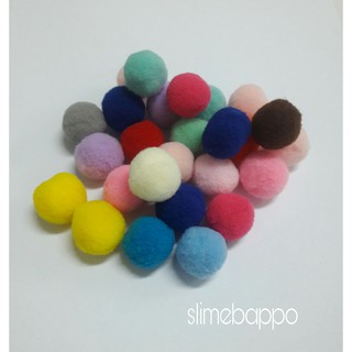 Pom pom 2 cm màu pastel (25 viên)
