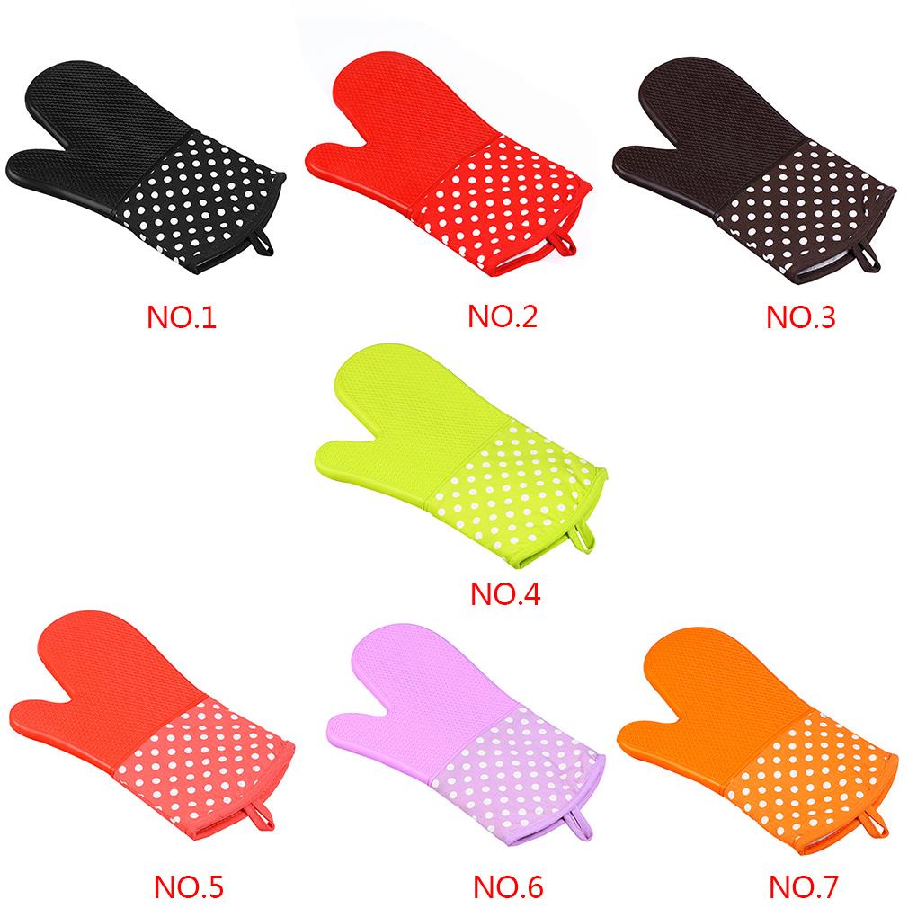 [Choo] 300°C Găng Tay Silicone Cách Nhiệt Cao Cấp Tiện Lợi Dễ Sử Dụng