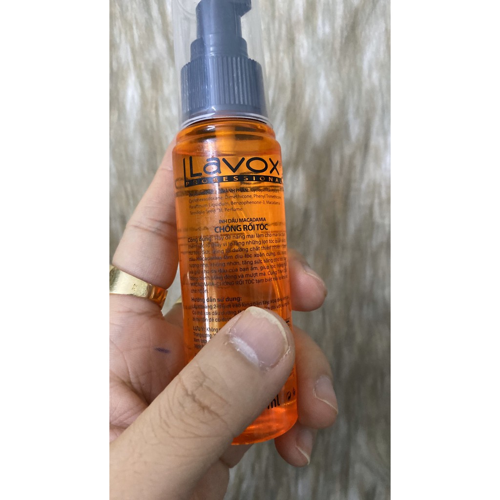 Dầu dưỡng tóc uốn lavox